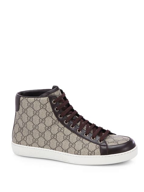 gucci high top sneakers green|luxury high top sneakers men.